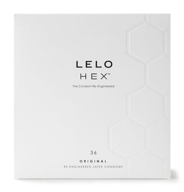Lelo HEX Original Condoms, 36 Pack