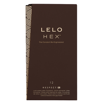 Lelo HEX Respect XL Condoms, 12 Pack