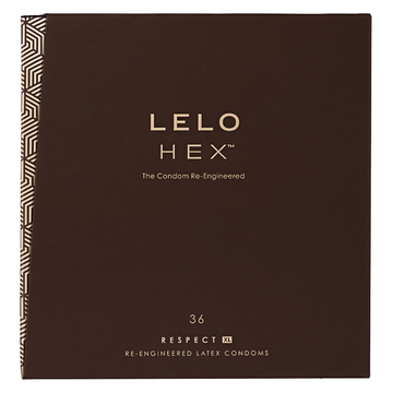 Lelo HEX Respect XL Condoms, 36 Pack