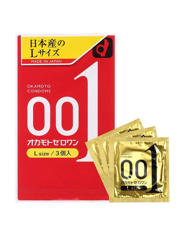 Okamoto 0.01 condom L Size 3pcs