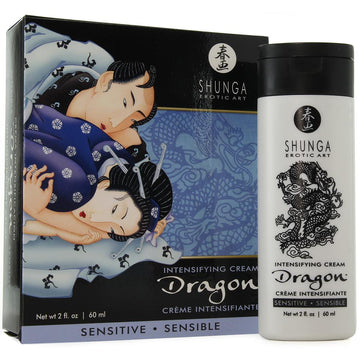 Shunga Dragon Sensitive Intensifying Cream in 2 fl.oz/60ml